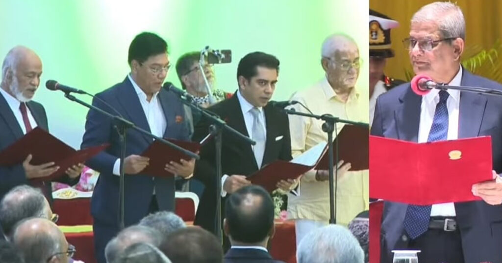 মন্ত্রিসভার নতুন সদস্যদের শপথ পড়ালেন রাষ্ট্রপতি