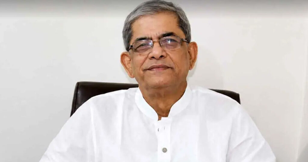 রাষ্ট্রপতি পদে বিএনপির প্রার্থী মির্জা ফখরুল