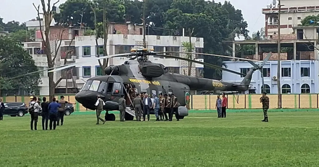 নিজ জেলা ঠাকুরগাঁওয়ে পৌঁছেছেন রাষ্ট্রপতি মির্জা ফখরুল