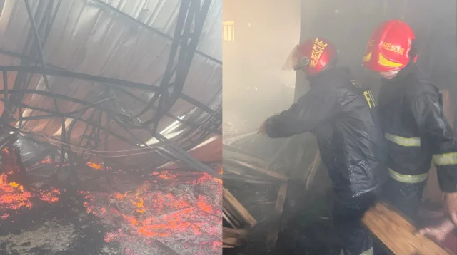 বাড্ডায় ফার্নিচারের গোডাউনে লাগা আগুন নিয়ন্ত্রণে