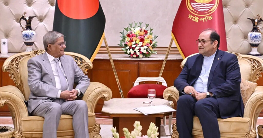 রাষ্ট্রপতির সঙ্গে ইরানের রাষ্ট্রদূতের সৌজন্য সাক্ষাৎ