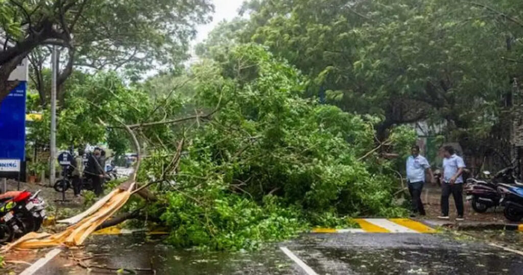মধ্যরাতে অন্ধ্রপ্রদেশে ঘূর্ণিঝড় ‘অর্ণব’-এর আঘাত