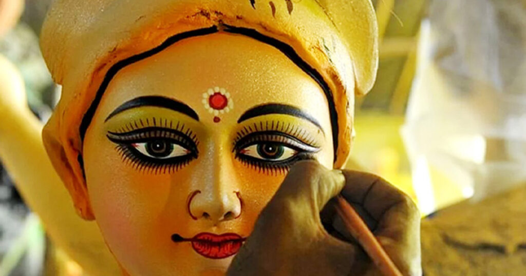 মহালয়ার মধ্য দিয়ে শুরু হলো দুর্গাপূজার ক্ষণগণনা