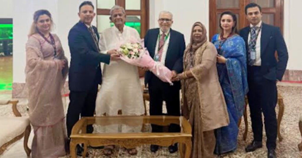 রাষ্ট্রপতির আমন্ত্রণে বঙ্গভবনে সপরিবারে এমপি ফয়সল